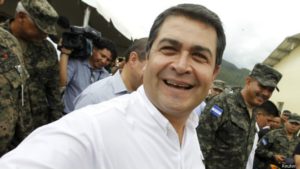 Juan Orlando Hernández, presidente de Honduras. Foto tomada de Reuters.